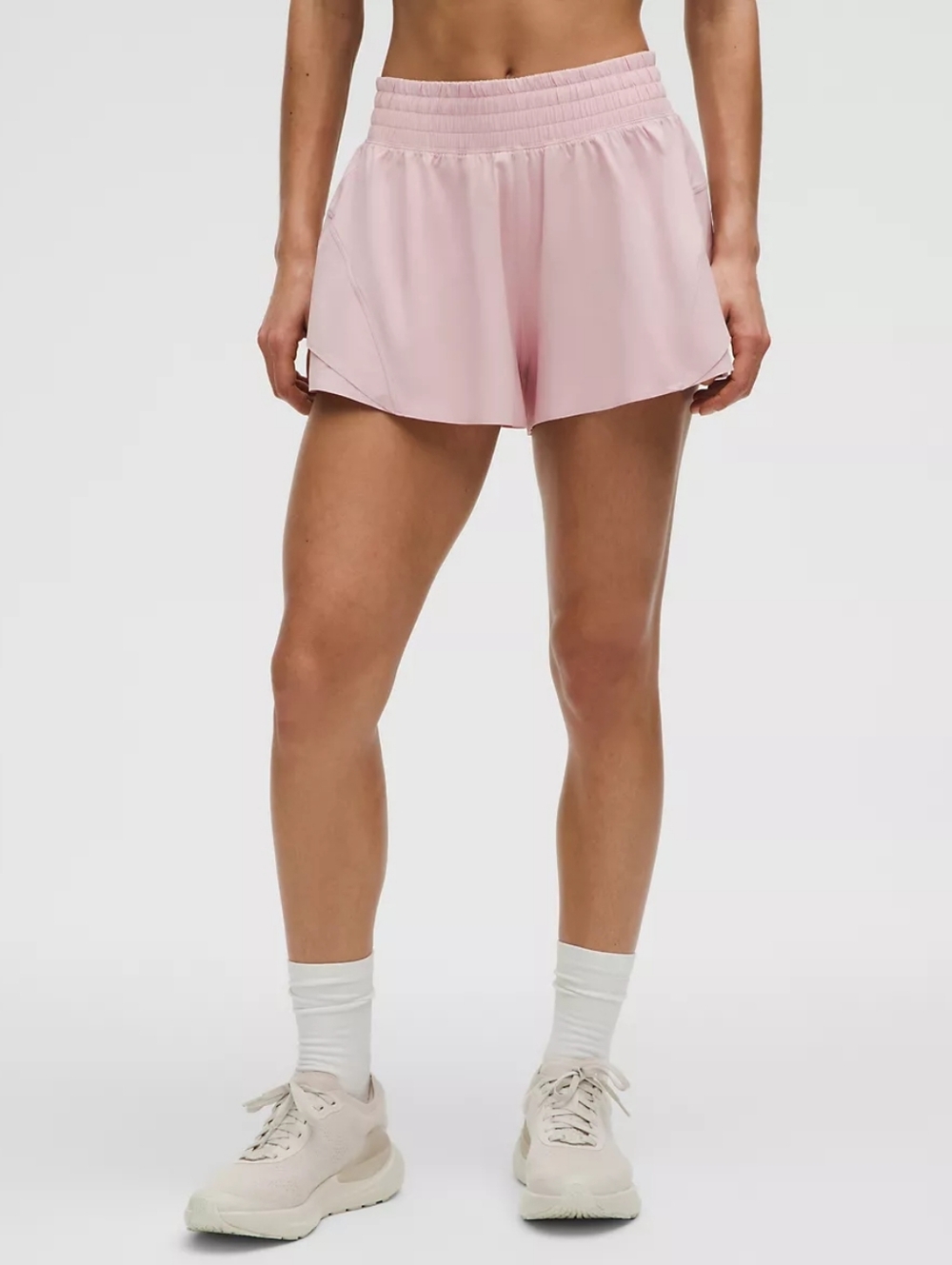 Lululemon Pink Shake It Out High-Rise Run Shorts 2.5"-Size XXS